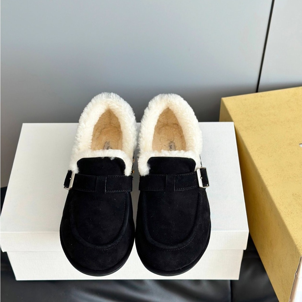 The Row for Superga Black Flats with Cream Lining